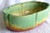 1950's DIANA Planter High Lustre Drip Glaze (Yellow Green Brown)