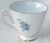 Early 1960's OLD ROYAL (Longton, England) Forget-Me-Not (Blue Myosotis) Flowers Teacup-Saucer-Side Plate (Available  Separately Or As A Trio)