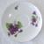 1938 ~ 1966 English SHELLEY Hand Decorated "Violets" #13821 Teacup Saucer Side Plate Trio (Available Separately Or As A Trio)