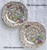 1950's ~ 1960's  ELIJAH COTTON LTD Nelson Ware "Lavender Lady" With Elaborate Gold Gilding Side Plate (1) ONLY