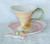 1980's BAYMARK AUSTRALIA Porcelain Seaside Shell Demi Teacup & Saucer//Side Plate Duo (Offered Separately Or As A Duo) USED Clean Undamaged