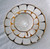 1970's ~ 1980's RIDGWAY (England) ROYAL VALE Pure White With Extensive Gold Gilding Decoration Teacup Saucer & Oversize Side Plate (Offered Separately Or As A Trio)