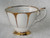1970's ~ 1980's RIDGWAY (England) ROYAL VALE Pure White With Extensive Gold Gilding Decoration Teacup Saucer & Oversize Side Plate (Offered Separately Or As A Trio)
