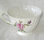 1947 ROYAL DOULTON "Clovelly" Bright White With Pink & Magenta Flowers With Foliage Trio Teacup Saucer Side Plate (Available Separately OR Together)
