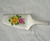 ENGLISH MADE (But Manufactured By Whom?) Porcelain Cake Serving Knife (Hand Decorated)