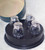 STERLING (925 Silver) CHRISTOFLE (Classic French Silversmith) 1970's Salt & Pepper Shaker Set Of 4 (Original Packaging)