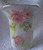 Hand Decorated Porcelain 6.5" VASE (G. MacMillan Sydney 1984) Pink Open Rose Buds With Foliage
