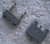 DUAL Panel Mount BANANA SOCKETS W & G (German) Test Equipment Spare Part USED