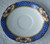 1933+ ROYAL PARAGON (England) Royal Blue Floral Decoration OVAL Teacup, Saucer And Side Plate (Six Trio's Available Together Or As Separate Pieces)