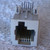 6P6C RJ12 DEC Left Offset Latch 6 Fingers Light Grey Plastic Body PCB Mounting NEW Old Stock