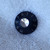 UNBRANDED Black Skirted 30.25mm OD Decadic KNOB (Standard 1/4" Shaft With Single Grub Screw) USED Clean