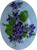1960's + ADDERLEY (ENGLAND) Violets Side Plate USED Clean