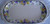 1939 ROYAL DOULTON Wild Pansy (D5806)  9" x 4" Rectangular Handled Candy Or Nut Dish