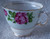 1945 ~ 1948 COLCLOUGH (England) Pale Blue Wash With Red Rose Blooms Hybrid Decorated Teacup Saucer Side Plate Trio (Available Separately OR Together)