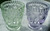 1940's DEPRESSION GLASS Ornamental Piece (Pale Green~Yellow & Light Pale Mauve) Excellent Condition