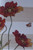 Australian ROBERT GORDON POTTERY Wild Poppies (With Bees!) Earthy Tones 34cm (13.25") Table Platter Square Dish