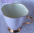 1960 ~ 1970's WINDSOR (C.W.S. Ltd Stoke-On-Trent ENGLAND) Mauve Outside Pale Lemon Inside Six Lobed Teacup ONLY