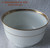 1910 ~ 1930's  S. BRIDGWOOD & SON (England) Anchor China Sugar Bowl (White Gold With Black Banding)