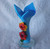 1970's 7.5"  Opaline Overlaid ART GLASS Vase