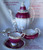 1950's ROYAL STAFFORD (England) Burgundy Gold Chintz Coffee Pot Sugar Bowl Creamer Jug Plus Demitasse Cups & Saucers (EVERYTHING Is Available Separately)