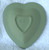 WEDGWOOD Sage Green Jasperware "The Three Graces" Heart Dish