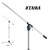TAMA MS205 Grip Boom Tilter Microphone Stand With Microphone Clip