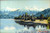 New Zealand Oil On Board PETER LONG Lake Te Anau (Fiordland NZ)