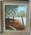  Australian Oil On Canvas K. MULLER Lakeside Jetty 1990