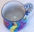 1990's Kiwiana Ceramics PETRA POTTERY (NZ) Coffee Mug (Vibrant Colours)