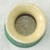 Australian REMUED POTTERIES #33 Small Inkwell Vase (Sandstone/Green Drip Glaze)