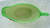 Early ~ Mid 1940's Burslem/England W.R MIDWINTER Porcelon Lime Green Gravy Boat And Tray