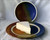 BRINDABELLA  (Janet DeBoos) CERAMIC "Harlequin" Domestic Ware Cake Plate With Dome Lid