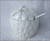 FOCUS (Japan) Snow White Porcelain Sugar Bowl With Lid