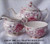 1930's English China - JOHNSON BROTHERS "Rose Chintz Pink" Sugar Bowl (Hand Painted) ONLY