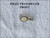 PIEZO TRANSDUCER Gold Plated 13.75mm Disc (Used)