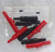 Red TEST PROBE ADAPTER (Alligator Clip To 4mm Banana) NEW Old Stock