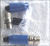 SWITCHCRAFT 3 Pin XLR Female Plug AAA3F Series (Blue Body) NEW Old Stock