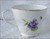  1980's English China DUCHESS  Purple Viola's Teacup ONLY 