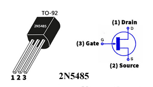thumbnail image 2 of BF256B Fairchild N-FET – VHF/UHF Symmetrical 30V 13mA 300mW TO92 – 10 Pcs 2 of 5