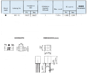 tamura-mg-15-audio-transformer-basic-specifications.jpg