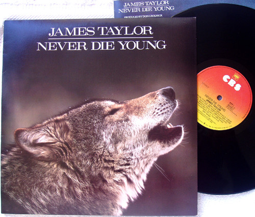 Soft Rock James Taylor Never Die Young Vinyl 1988