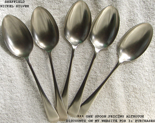 Stainless Steel Stainless Nickel Silver Spoon Sheffield England