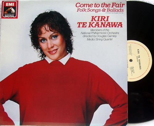 Soprano Vocal Folk Ballad KIRI TE KANAWA Come To The Fair Vinyl 1984