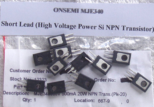 Transistor MJE340 - Ponto da Eletrônica