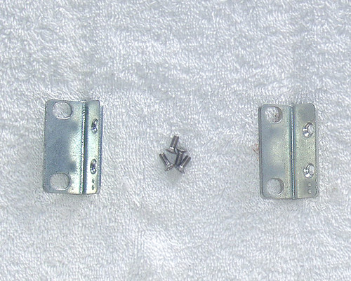 1RU RACK EARS With Screws (NEW Old Stock)