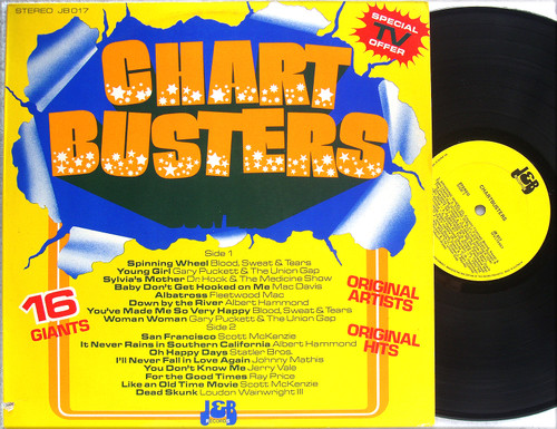 Pop Rock CHART BUSTERS Various Original Artists (Compilation) Vinyl 1977