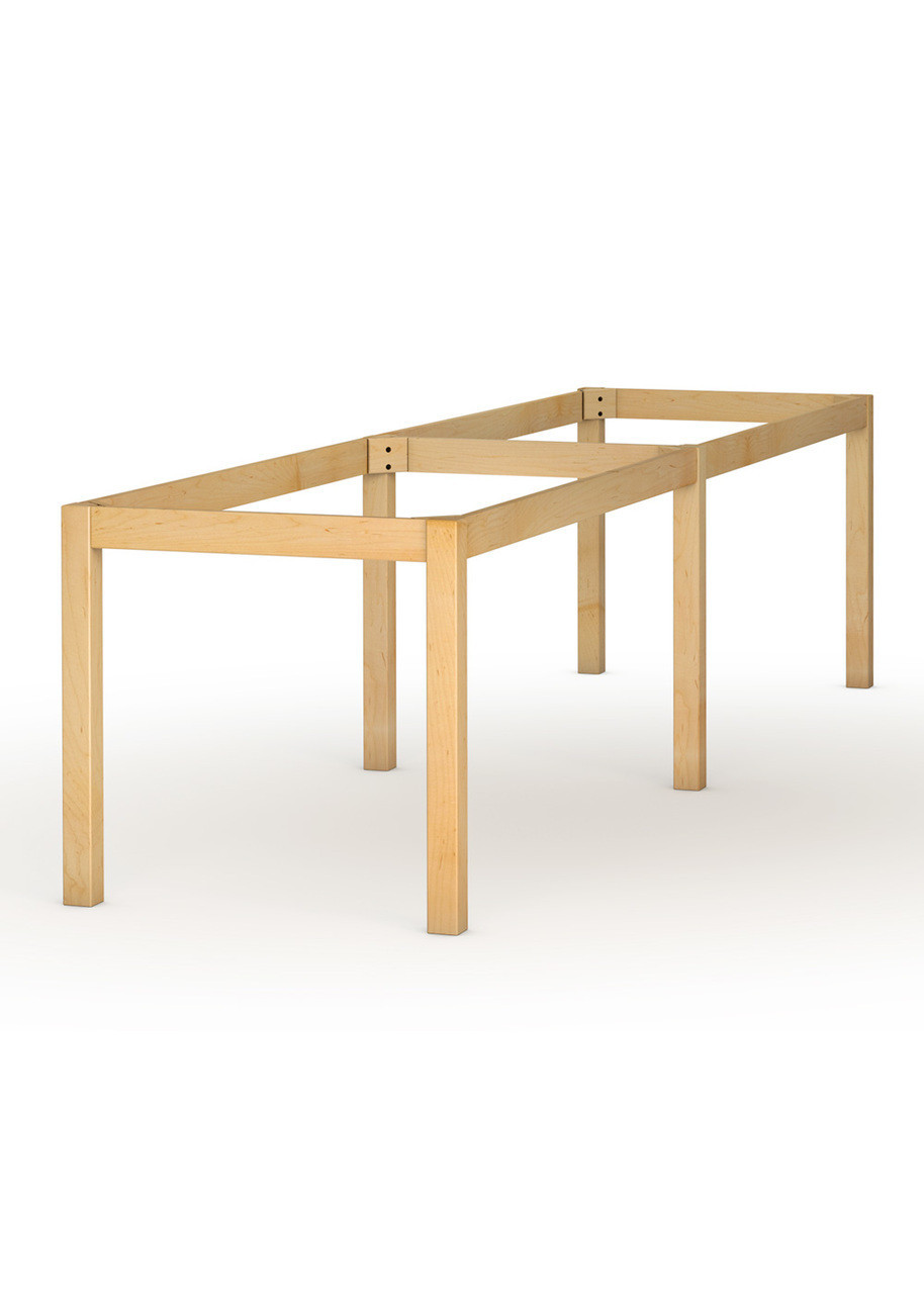 Foursquare Soft Maple 6-Legged Dining Table Base – 29