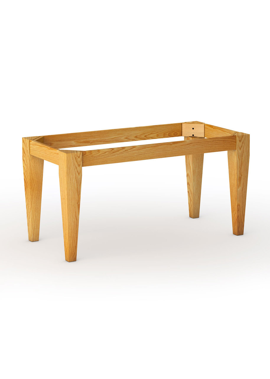 Durham Red Oak Dining Table Base – 29