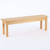 Foursquare Walnut Dining Table Bench