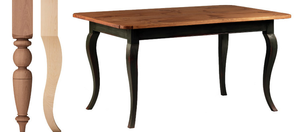 French Country and Cabriole furniture parts